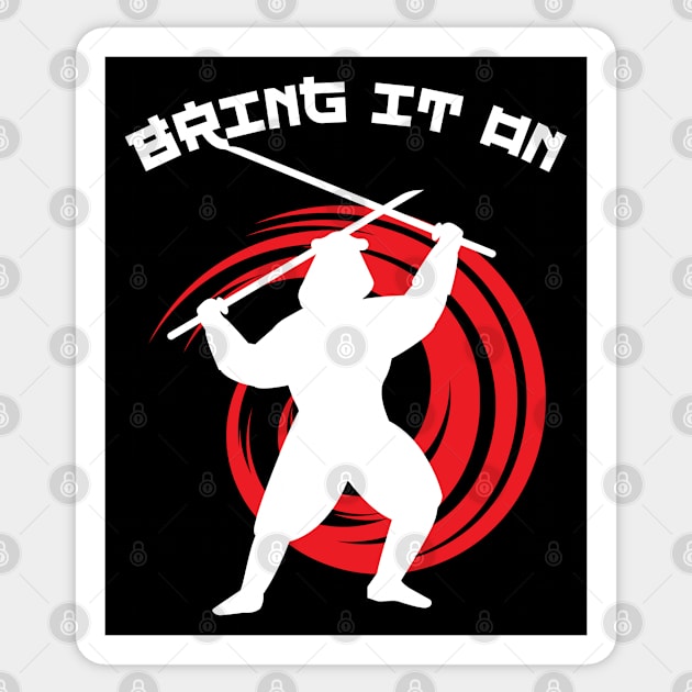 Bring it on Sticker by Santag